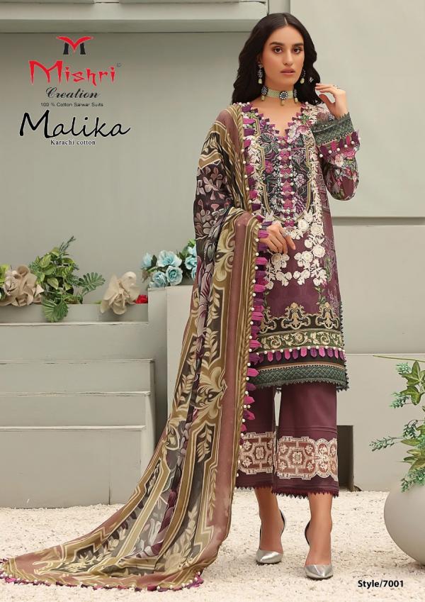 Mishri Malika Vol-7 Cotton Designer Printed Dress Material